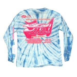 Lady Gaga Stupid Love Tie Dye Graphic T-Shirt Size Large